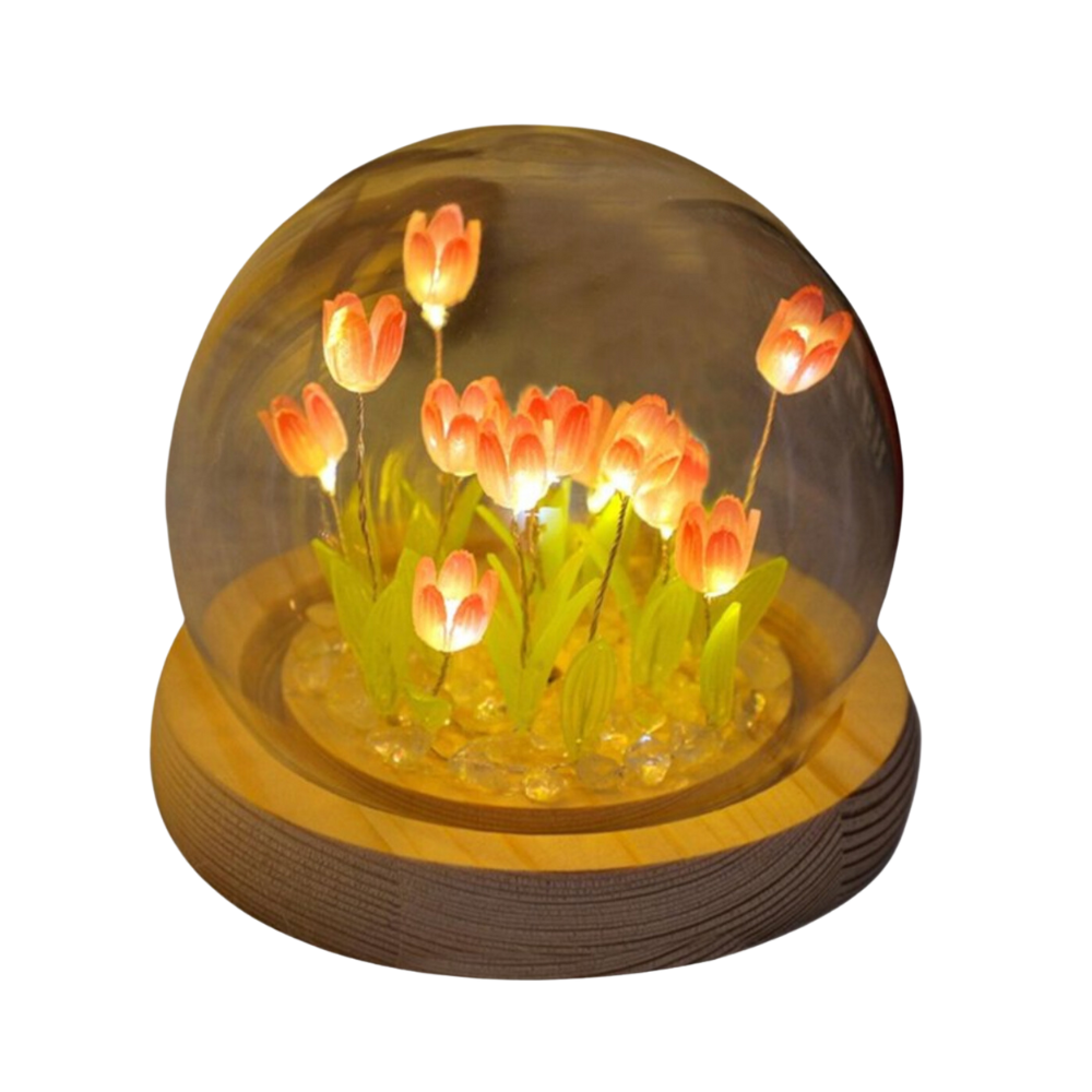 Lámpara LED Esfera De Tulipanes